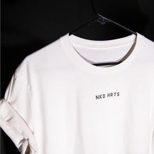 🤍Airy & Organic Cotton T-Shirt in Vintage White by NKD HRTS.